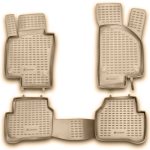 ΠΑΤΑΚΙΑ ΣΕ ΣΚΑΦΗ TPE ΛΑΣΤΙΧΟ ΓΙΑ VW PASSAT B6 09/2005-2010  ΣΕ ΜΠΕΖ ΧΡΩΜΑ NOVLINE - 4 ΤΕΜ.