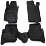 ΠΑΤΑΚΙΑ ΣΕ ΣΚΑΦΗ TPE ΛΑΣΤΙΧΟ ΓΙΑ VW GOLF PLUS 02/2005-2014  ΣΕ ΜΑΥΡΟ ΧΡΩΜΑ NOVLINE - 4 ΤΕΜ.