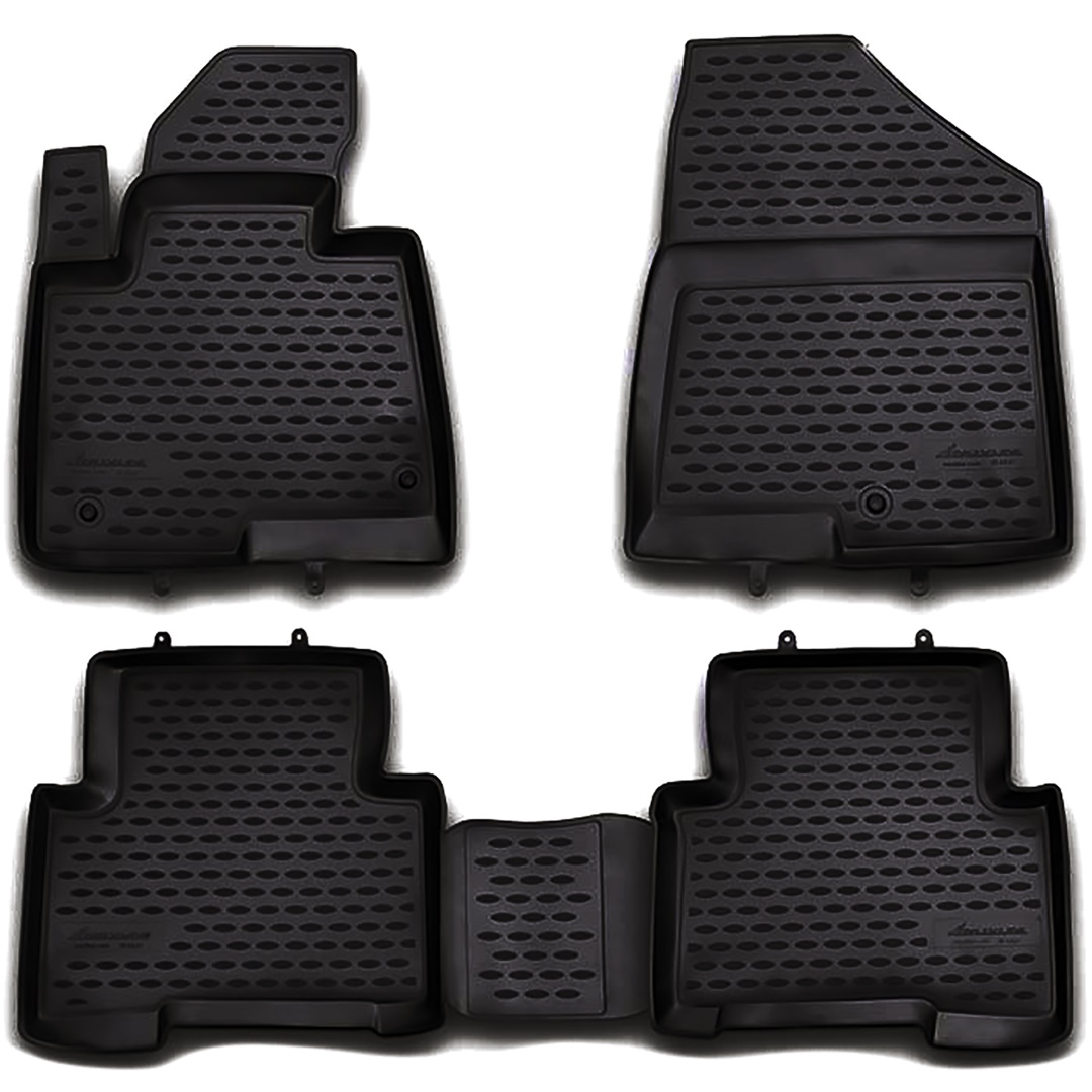 NLC2053210H ΠΑΤΑΚΙΑ ΣΕ ΣΚΑΦΗ TPE ΛΑΣΤΙΧΟ ΓΙΑ HYUNDAI SANTA FE 5D 2012-2018 ΣΕ ΜΑΥΡΟ ΧΡΩΜΑ NOVLINE - 4 ΤΕΜ. - Image 1