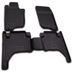 ΠΑΤΑΚΙΑ ΣΕ ΣΚΑΦΗ TPE ΛΑΣΤΙΧΟ ΓΙΑ MITSUBISHI L200 IV 2005-2015  ΣΕ ΜΑΥΡΟ ΧΡΩΜΑ NOVLINE - 4 ΤΕΜ.