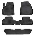 ΠΑΤΑΚΙΑ ΣΕ ΣΚΑΦΗ TPE ΛΑΣΤΙΧΟ ΓΙΑ OPEL ZAFIRA C (5ΘΕΣΙΟ) 5D 2012+   ΣΕ ΜΑΥΡΟ ΧΡΩΜΑ NOVLINE - 5 ΤΕΜ.