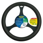 Lampa Κάλυμμα Τιμονιού Αυτοκινήτου Air-Grip Premium 35-37εκ. Άοσμο Πλεκτό Αντιιδρωτικό με αεριζόμενες κυψέλες Μαύρο - 1 τεμ (L3311.0)