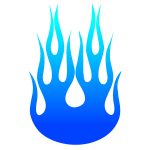 ΑΥΤΟΚΟΛΛΗΤΟ ΦΛΟΓΑ-ΜΠΛΕ
