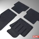 Cik - ΠΑΤΑΚΙΑ ΑΥΤΟΚΙΝΗΤΟΥ ΑΠΟ ΛΑΣΤΙΧΟ ΓΙΑ AUDI Q3 2011-2018 ΣΕ ΜΑΥΡΟ ΧΡΩΜΑ ΜΕ ΚΟΥΜΠΩΜΑΤΑ - 4 ΤΕΜ. (RM.AU.0002/CK)