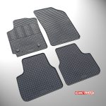 Cik - ΠΑΤΑΚΙΑ ΑΥΤΟΚΙΝΗΤΟΥ ΑΠΟ ΛΑΣΤΙΧΟ ΓΙΑ CITROEN C4 CACTUS 2014-10/2020 ΣΕ ΜΑΥΡΟ ΧΡΩΜΑ ΜΕ ΚΟΥΜΠΩΜΑΤΑ - 4 ΤΕΜ. (RM.CI.0003/CK)