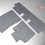 Cik - ΠΑΤΑΚΙΑ ΑΥΤΟΚΙΝΗΤΟΥ ΑΠΟ ΛΑΣΤΙΧΟ ΓΙΑ CITROEN C4 PICASSO 5D 2014-2018 ΣΕ ΜΑΥΡΟ ΧΡΩΜΑ ΜΕ ΚΟΥΜΠΩΜΑΤΑ - 4 ΤΕΜ. (RM.CI.0006/CK)