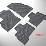 Cik - ΠΑΤΑΚΙΑ ΑΥΤΟΚΙΝΗΤΟΥ ΑΠΟ ΛΑΣΤΙΧΟ ΓΙΑ CITROEN NEMO MULTISPACE / PEUGEOT BIPPER TEPEE / FIAT QUBO 2008+ ΣΕ ΜΑΥΡΟ ΧΡΩΜΑ ΜΕ ΚΟΥΜΠΩΜΑΤΑ - 4 ΤΕΜ. (RM.CI.0011/CK)