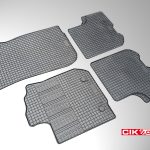 Cik - ΠΑΤΑΚΙΑ ΑΥΤΟΚΙΝΗΤΟΥ ΑΠΟ ΛΑΣΤΙΧΟ ΓΙΑ DACIA LOGAN 2012+ / DACIA SANDERO 2012-2020 / DACIA SANDERO STEPWAY 2012-2020 ΣΕ ΜΑΥΡΟ ΧΡΩΜΑ ΜΕ ΚΟΥΜΠΩΜΑΤΑ - 4 ΤΕΜ. (RM.DAC.0001/CK)
