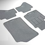 Cik - ΠΑΤΑΚΙΑ ΑΥΤΟΚΙΝΗΤΟΥ ΑΠΟ ΛΑΣΤΙΧΟ ΓΙΑ PEUGEOT 108 2014-2021 / CITROEN C1 2014-2021 ΣΕ ΜΑΥΡΟ ΧΡΩΜΑ ΜΕ ΚΟΥΜΠΩΜΑΤΑ - 4 ΤΕΜ. (RM.PE.0004/CK)