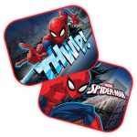 Amio - ΗΛΙΟΠΡΟΣΤΑΣΙΕΣ ΠΛΑΙΝΕΣ SPIDERMAN ΜΕ ΒΕΝΤΟΥΖΑ 44x35cm - 2 Τεμ. (S59323/AM)