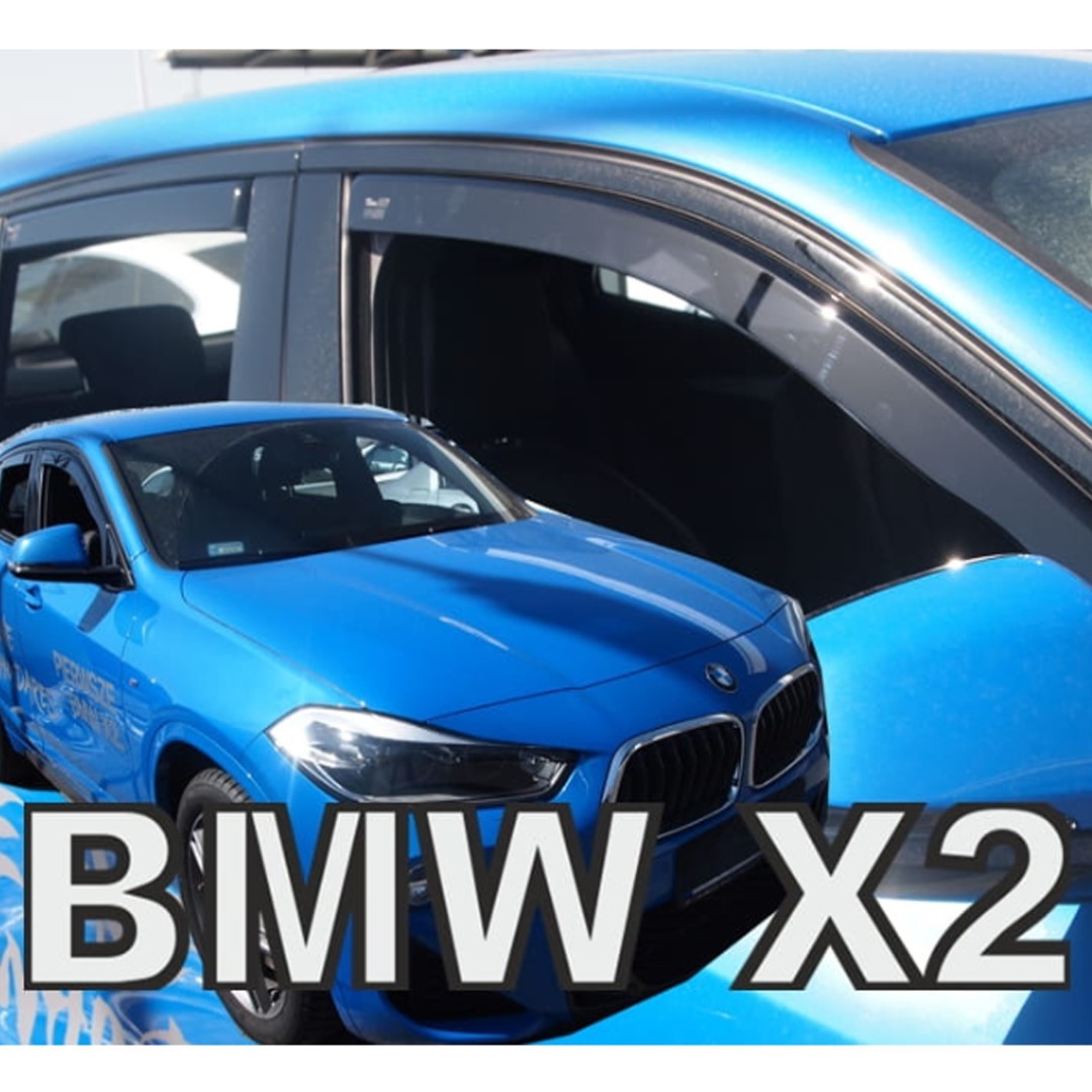 SET11175 ΑΝΕΜΟΘΡΑΥΣΤΕΣ ΓΙΑ BMW X2 F39 5D 2018+ ΣΕΤ ΑΥΤΟΚΙΝΗΤΟΥ ΑΠΟ ΕΥΚΑΜΠΤΟ ΦΙΜΕ ΠΛΑΣΤΙΚΟ HEKO - 4 ΤΕΜ. - Image 1