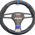 ΚΑΛΥΜΜΑ ΤΙΜΟΝΙΟΥ SPORTY CARBON LOOK ΜΑΥΡΟ/ΜΠΛΕ ΟΙΚΟΛΟΓΙΚΟ ΔΕΡΜΑ 37-39cm SIMONI RACING  - 1 τεμ.