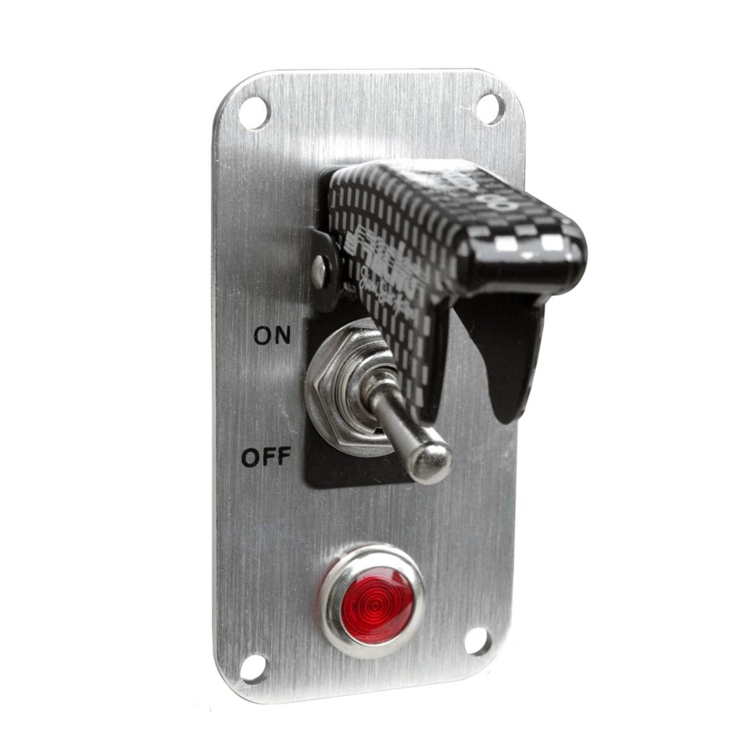 SRISR3C-L ΔΙΑΚΟΠΤΗΣ ON/OFF BABY GO LIGHT EVO ΑΕΡΟΠΟΡΙΚΟΥ ΤΥΠΟΥ 12V 20A ΚΑΙ ΕΝΔΕΙΞΗ LED (CARBON ΚΑΠΑΚΙ ΜΕ ΒΑΣΗ ΧΡΩΜΙΟΥ) - Image 1