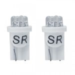 T10 W5W 12V ΛΕΥΚΑ ΜΕ 4LED 2ΤΕΜ