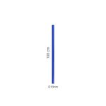 ΣΩΛΗΝΑΣ ΣΙΛΙΚΟΝΗΣ ΜΠΛΕ Φ16 ΜΗΚΟΣ 100cm SIMONI RACING  - 1 τεμ.