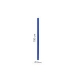 ΣΩΛΗΝΑΣ ΣΙΛΙΚΟΝΗΣ ΜΠΛΕ Φ18 ΜΗΚΟΣ 100cm SIMONI RACING  - 1 τεμ.