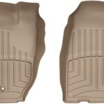 ΠΑΤΑΚΙΑ  ΓΙΑ JEEP CHEROKEE XJ 1997-2001  ΜΠΡΟΣΤΙΝΑ ΚΑΦΕ/ΜΠΕΖ  WEATHERTECH - 2ΤΕΜ