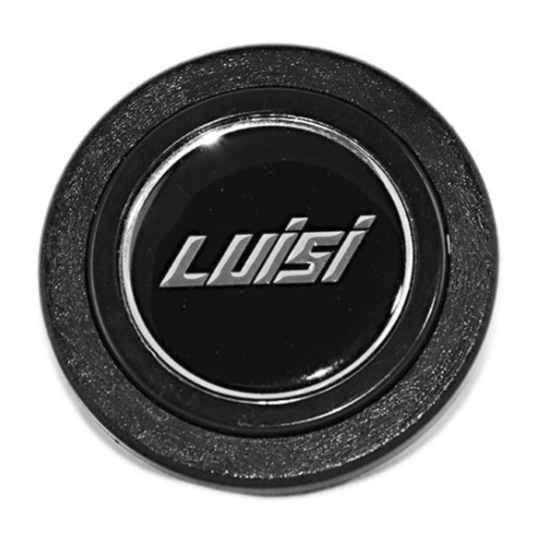 ZY167LU-1 ΜΠΟΥΤΟΝ ΚΟΡΝΑΣ ΤΙΜΟΝΙΟΥ 2 ΕΠΑΦΩΝ RALLY LUISI 61,5 mm (ΜΑΥΡΟ) - Image 1