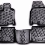 ΠΑΤΑΚΙΑ ΣΕ ΣΚΑΦΗ TPE ΛΑΣΤΙΧΟ ΓΙΑ NISSAN QASHQAI+2 09/2008-2014  ΣΕ ΜΑΥΡΟ ΧΡΩΜΑ NOVLINE - 4 ΤΕΜ.