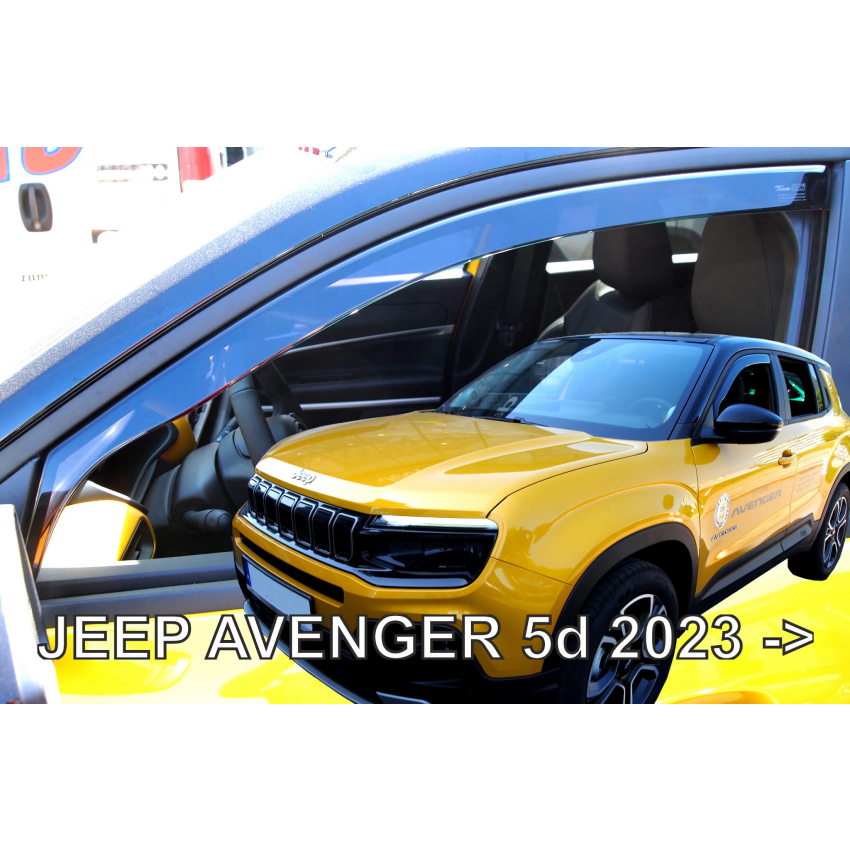 anem19134_sq ΑΝΕΜΟΘΡΑΥΣΤΕΣ ΓΙΑ JEEP AVENGER 5D 2023+ ΣΕΤ ΑΥΤΟΚΙΝΗΤΟΥ ΑΠΟ ΕΥΚΑΜΠΤΟ ΦΙΜΕ ΠΛΑΣΤΙΚΟ HEKO - 4 ΤΕΜ. - Image 1