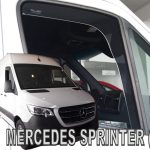 ΑΝΕΜΟΘΡΑΥΣΤΕΣ ΓΙΑ MERCEDES SPRINTER W907 2D 2018+ ΖΕΥΓΑΡΙ VAN ΑΠΟ ΕΥΚΑΜΠΤΟ ΦΙΜΕ ΠΛΑΣΤΙΚΟ HEKO - 2 ΤΕΜ.