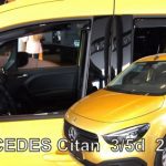 ΑΝΕΜΟΘΡΑΥΣΤΕΣ ΓΙΑ MERCEDES CITAN 5D 2021+  ΣΕΤ ΑΥΤΟΚΙΝΗΤΟΥ ΑΠΟ ΕΥΚΑΜΠΤΟ ΦΙΜΕ ΠΛΑΣΤΙΚΟ HEKO - 4 ΤΕΜ.