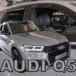 ΑΝΕΜΟΘΡΑΥΣΤΕΣ ΓΙΑ AUDI Q5 5D 2016+ ΣΕΤ ΑΥΤΟΚΙΝΗΤΟΥ ΑΠΟ ΕΥΚΑΜΠΤΟ ΦΙΜΕ ΠΛΑΣΤΙΚΟ HEKO - 4 ΤΕΜ.