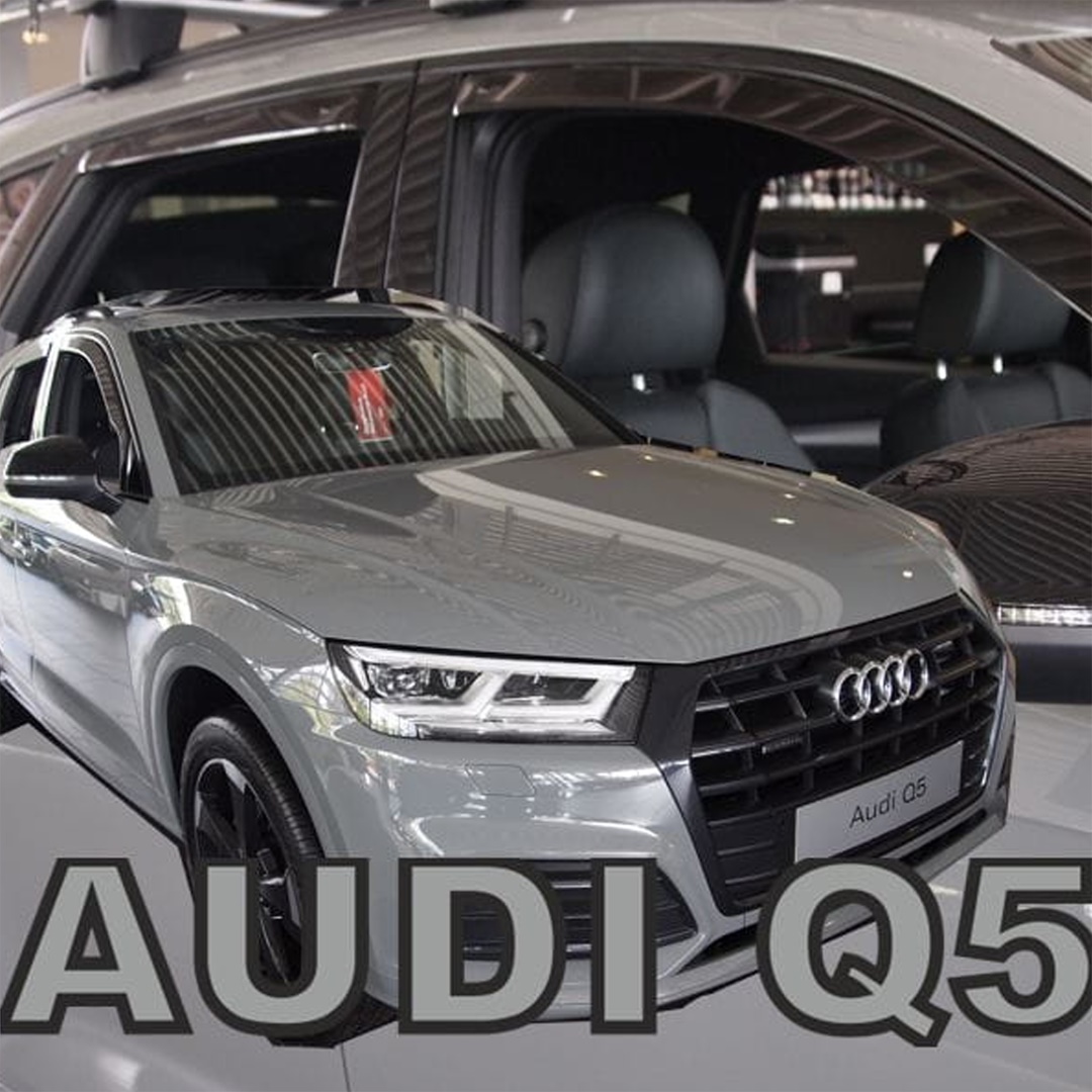 anemSET10266-1 ΑΝΕΜΟΘΡΑΥΣΤΕΣ ΓΙΑ AUDI Q5 5D 2016+ ΣΕΤ ΑΥΤΟΚΙΝΗΤΟΥ ΑΠΟ ΕΥΚΑΜΠΤΟ ΦΙΜΕ ΠΛΑΣΤΙΚΟ HEKO - 4 ΤΕΜ. - Image 1