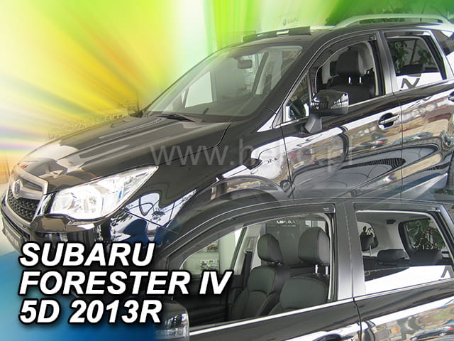 anemSET28518 ΑΝΕΜΟΘΡΑΥΣΤΕΣ ΓΙΑ SUBARU FORESTER IV 5D 2013+ ΣΕΤ ΑΥΤΟΚΙΝΗΤΟΥ ΑΠΟ ΕΥΚΑΜΠΤΟ ΦΙΜΕ ΠΛΑΣΤΙΚΟ HEKO - 4 ΤΕΜ. - Image 1