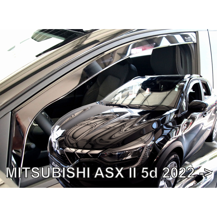 anemoth23379_sq ΑΝΕΜΟΘΡΑΥΣΤΕΣ ΓΙΑ MITSUBISHI ASX 5D 2022+ - ΖΕΥΓΑΡΙ ΖΕΥΓΑΡΙ ΑΠΟ ΕΥΚΑΜΠΤΟ ΦΙΜΕ ΠΛΑΣΤΙΚΟ HEKO - 2 ΤΕΜ. - Image 1