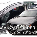 ΑΝΕΜΟΘΡΑΥΣΤΕΣ ΓΙΑ NISSAN PATHFINDER IV R52 5D 2012-2020 ΣΕΤ ΑΥΤΟΚΙΝΗΤΟΥ ΑΠΟ ΕΥΚΑΜΠΤΟ ΦΙΜΕ ΠΛΑΣΤΙΚΟ HEKO - 4 ΤΕΜ.