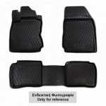 ΠΑΤΑΚΙΑ ΣΕ ΣΚΑΦΗ TPE ΛΑΣΤΙΧΟ ΓΙΑ NISSAN ALMERA N16 CLASSIC 2006+   ΣΕ ΜΑΥΡΟ ΧΡΩΜΑ NOVLINE - 4 ΤΕΜ.