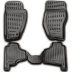 ΠΑΤΑΚΙΑ ΣΕ ΣΚΑΦΗ TPE ΛΑΣΤΙΧΟ ΓΙΑ DODGE NITRO 07/2007+  ΣΕ ΑΝΘΡΑΚΙ ΣΚΟΥΡΟ ΓΚΡΙ ΧΡΩΜΑ NOVLINE - 4 ΤΕΜ.