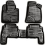 ΠΑΤΑΚΙΑ ΣΕ ΣΚΑΦΗ TPE ΛΑΣΤΙΧΟ ΓΙΑ HYUNDAI SANTA FE 01/2011-2018  ΣΕ ΑΝΘΡΑΚΙ ΣΚΟΥΡΟ ΓΚΡΙ ΧΡΩΜΑ NOVLINE - 4 ΤΕΜ.