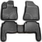 ΠΑΤΑΚΙΑ ΣΕ ΣΚΑΦΗ TPE ΛΑΣΤΙΧΟ ΓΙΑ KIA SORENTO 11/2009-2015  ΣΕ ΑΝΘΡΑΚΙ ΣΚΟΥΡΟ ΓΚΡΙ ΧΡΩΜΑ NOVLINE - 4 ΤΕΜ.