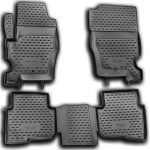 ΠΑΤΑΚΙΑ ΣΕ ΣΚΑΦΗ TPE ΛΑΣΤΙΧΟ ΓΙΑ LAND ROVER DISCOVERY 4 09/2009-2016  ΣΕ ΑΝΘΡΑΚΙ ΣΚΟΥΡΟ ΓΚΡΙ ΧΡΩΜΑ NOVLINE - 4 ΤΕΜ.