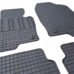 Cik - ΠΑΤΑΚΙΑ ΑΥΤΟΚΙΝΗΤΟΥ ΑΠΟ ΛΑΣΤΙΧΟ ΓΙΑ MAZDA CX5 2012-2017 ΣΕ ΜΑΥΡΟ ΧΡΩΜΑ ΜΕ ΚΟΥΜΠΩΜΑΤΑ - 4 ΤΕΜ. (RM.MA.0002/CK)