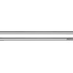 ΜΠΑΡΕΣ ΟΡΟΦΗΣ ΑΛΟΥΜΙΝΙΟΥ DELTA L SILVER 141 cm ΣΕ ΑΣΗΜΙ ΧΡΩΜΑ ΓΙΑ ΑΠΛΗ ΟΡΟΦΗ MENABO - 2 ΤΕΜ.