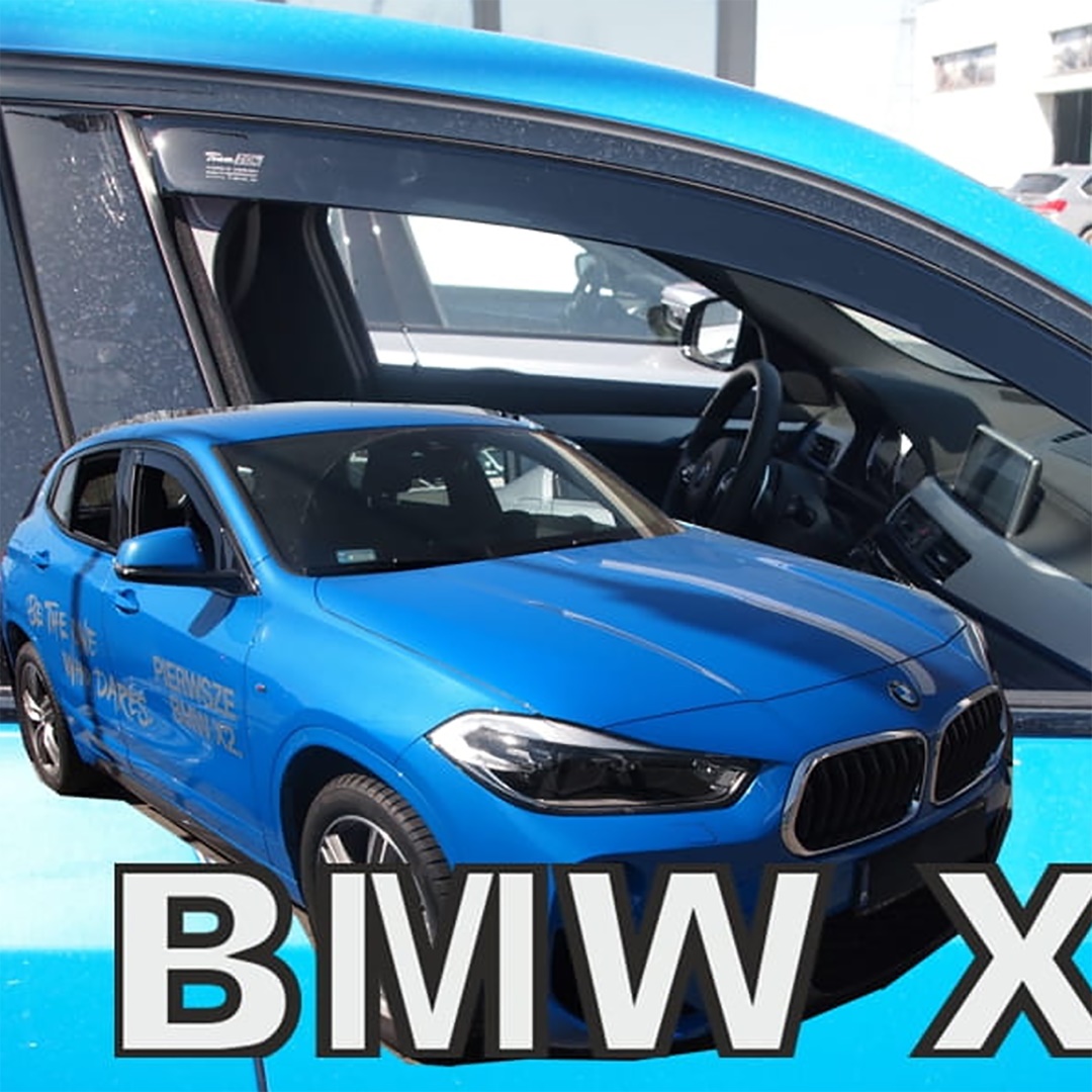ee ΑΝΕΜΟΘΡΑΥΣΤΕΣ ΓΙΑ BMW X2 F39 5D 2018+ ΖΕΥΓΑΡΙ ΑΠΟ ΕΥΚΑΜΠΤΟ ΦΙΜΕ ΠΛΑΣΤΙΚΟ HEKO - 2 ΤΕΜ. - Image 1