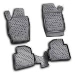 ΠΑΤΑΚΙΑ ΣΕ ΣΚΑΦΗ TPE ΛΑΣΤΙΧΟ ΓΙΑ SKODA ROOMSTER 09/2006+  ΣΕ ΜΑΥΡΟ ΧΡΩΜΑ NOVLINE - 4 ΤΕΜ.
