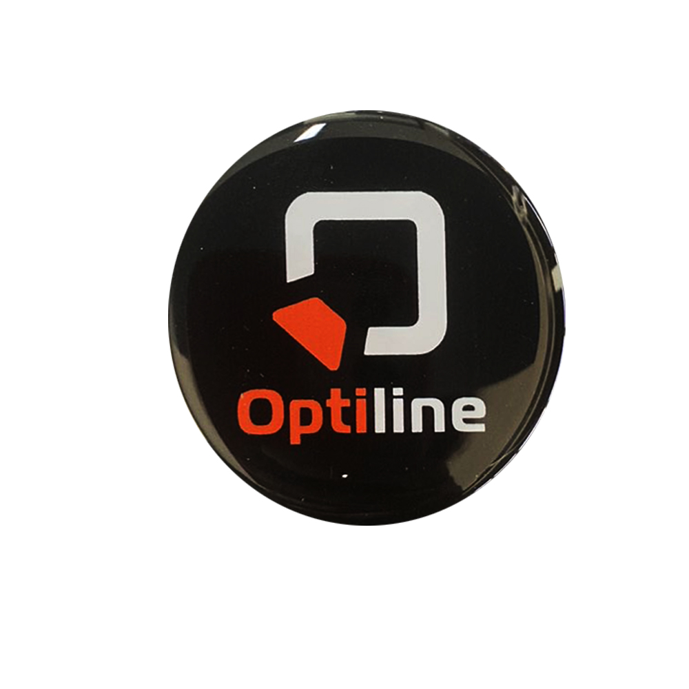 optiline_01 OPTILINE ΑΥΤΟΚΟΛΛΗΤΑ ΖΑΝΤΩΝ 5,5 cm ΛΕΥΚΟ/ΜΑΥΡΟ/ΠΟΡΤΟΚΑΛΙ ΣΜΑΛΤΟΥ - 4 ΤΕΜ. - Image 1
