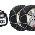 Amio - Αλυσίδες Χιονιού 12mm KN-130 με Ασύμμετρο Σχέδιο Τύπου Διαμαντιού για Μέγιστη Πρόσφυση σε Χιόνι & Πάγο, Συμβατές με Συστήματα ABS/ESP για Απόλυτο Έλεγχο - 1 Σετ (02107/AM)