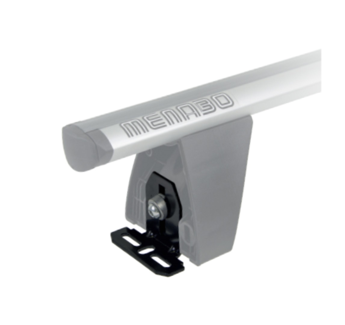 type_fp MENABO DLFIX201FP KIT TYPE FP ΑΚΡΑ (ΠΟΔΙΑ) ΓΙΑ ΜΠΑΡΕΣ ΟΡΟΦΗΣ DELTA / OMEGA BLACK / SILVER - 1 ΣΕΤ (10490/MB) - Image 1