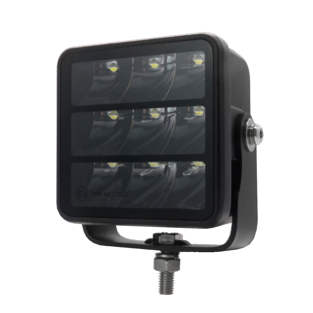 wlbo144 ΠΡΟΒΟΛΕΑΣ ΟΔΗΓΗΣΗΣ LED OSRAM DRIVING LIGHT 9x5W HP LED 12/24V 45W 3780lm 85x62x96mm BLACK SERIES M-TECH - 1 ΤΕΜ. - Image 1