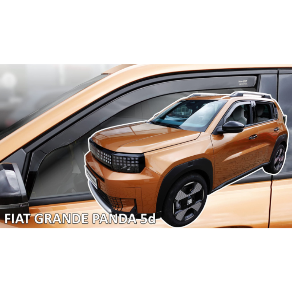 ΑΝΕΜ.15184_1 ΑΝΕΜΟΘΡΑΥΣΤΕΣ ΓΙΑ FIAT GRANDE PANTA /GRANDE PANTA HYBRID /GRANDE PANDA ELECTRIC 5D 2025+ ΖΕΥΓΑΡΙ ΑΠΟ ΕΥΚΑΜΠΤΟ ΦΙΜΕ ΠΛΑΣΤΙΚΟ HEKO - 2 ΤΕΜ. - Image 1