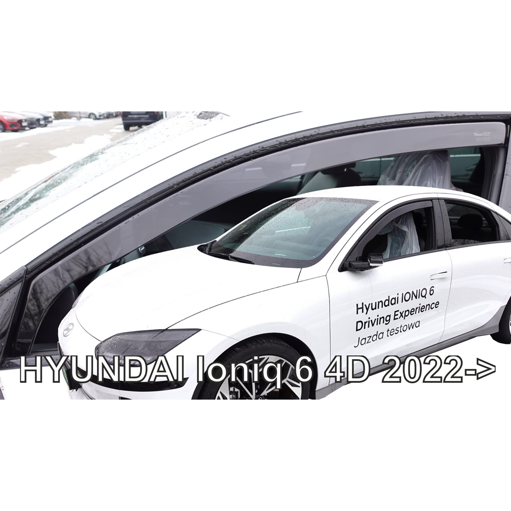 ΑΝΕΜ.17319_1 ΑΝΕΜΟΘΡΑΥΣΤΕΣ ΓΙΑ HYUNDAI IONIQ 6 4D 2022+ ΖΕΥΓΑΡΙ ΑΠΟ ΕΥΚΑΜΠΤΟ ΦΙΜΕ ΠΛΑΣΤΙΚΟ HEKO - 2 ΤΕΜ - Image 1