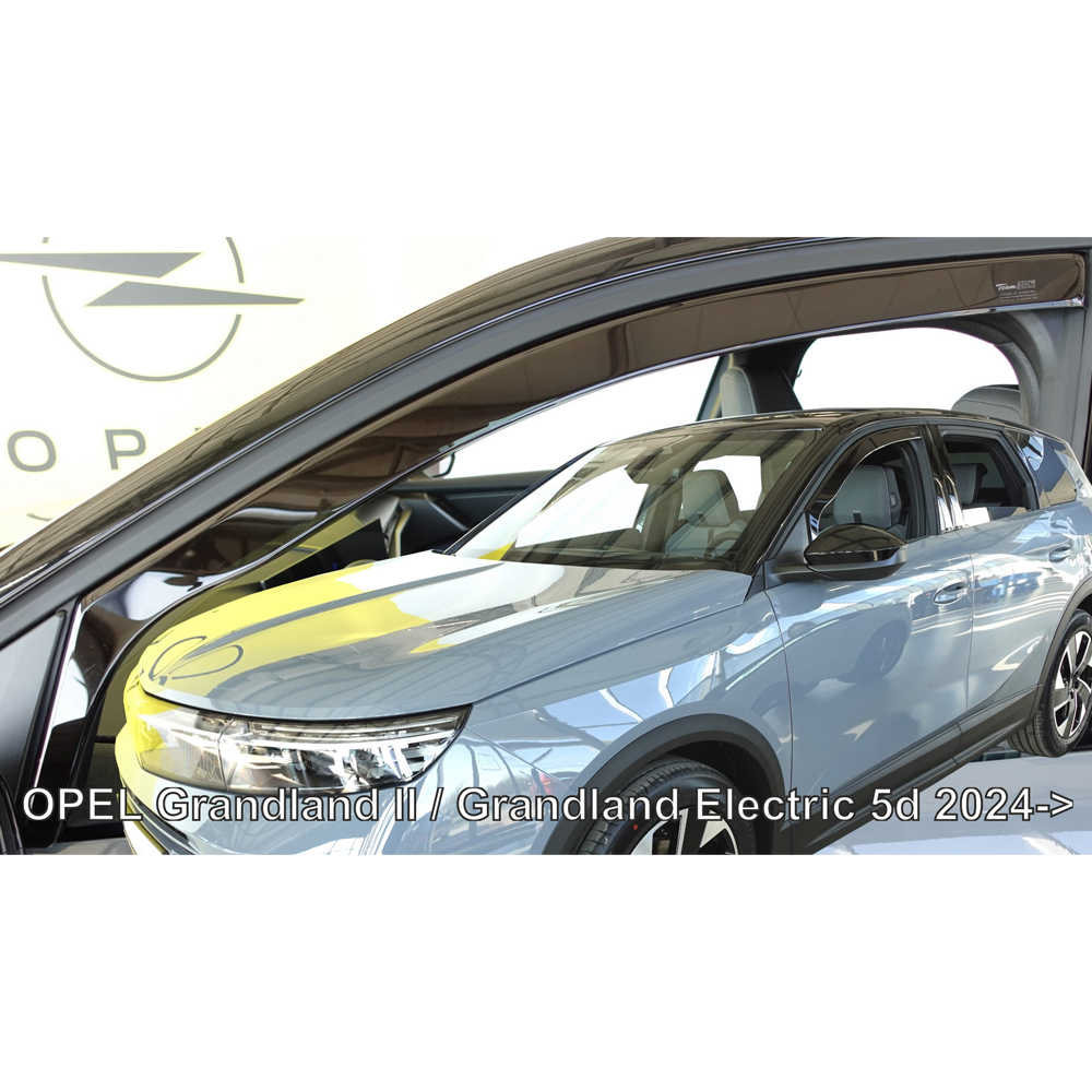 ΑΝΕΜ.25410_1 ΑΝΕΜΟΘΡΑΥΣΤΕΣ ΓΙΑ OPEL GRANDLAND II ΗΛΕΚΤΡΙΚΟ 5D 2024+ ΖΕΥΓΑΡΙ ΑΠΟ ΕΥΚΑΜΠΤΟ ΦΙΜΕ ΠΛΑΣΤΙΚΟ HEKO - 2 ΤΕΜ. - Image 1