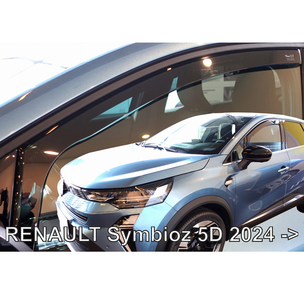 ΑΝΕΜ.27030_1 ΑΝΕΜΟΘΡΑΥΣΤΕΣ ΓΙΑ RENAULT SYMBIOZ 5D 2024+ ΖΕΥΓΑΡΙ ΑΠΟ ΕΥΚΑΜΠΤΟ ΦΙΜΕ ΠΛΑΣΤΙΚΟ HEKO - 2 ΤΕΜ. - Image 1