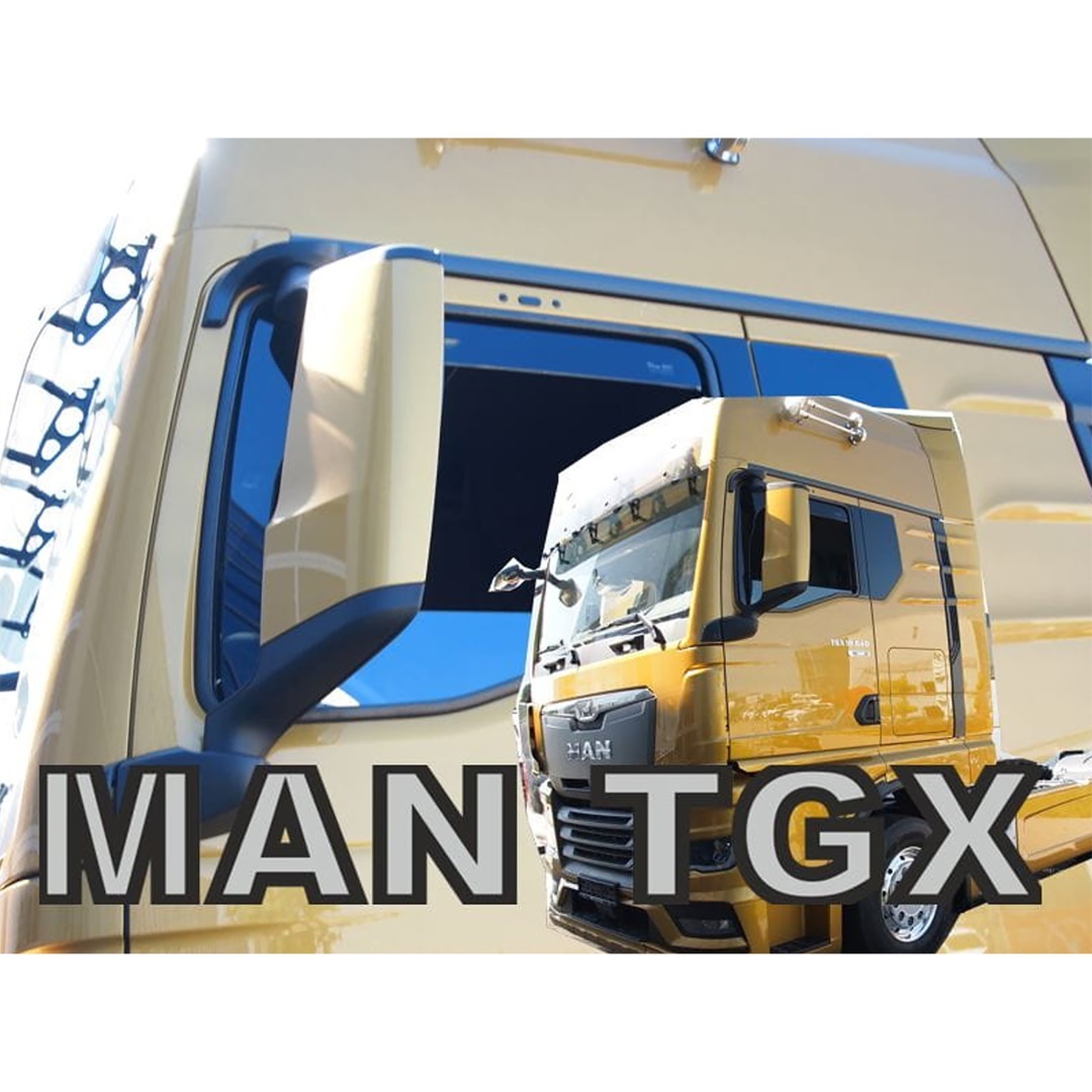 ΑΝΕΜ23505TRUCK ΑΝΕΜΟΘΡΑΥΣΤΕΣ ΓΙΑ MAN TGX 2020+ ΖΕΥΓΑΡΙ ΑΠΟ ΕΥΚΑΜΠΤΟ ΦΙΜΕ ΠΛΑΣΤΙΚΟ HEKO - 2 ΤΕΜ. - Image 1