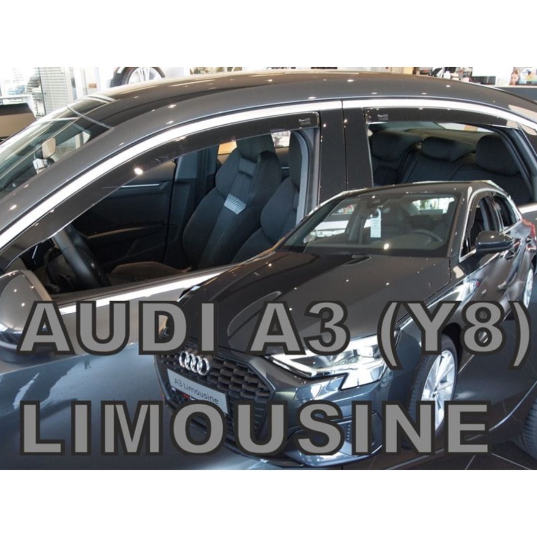 ΑΝΕΜSET10273 ΑΝΕΜΟΘΡΑΥΣΤΕΣ ΓΙΑ AUDI A3 Y8 LIM. 4D 2020+ ΣΕΤ ΑΥΤΟΚΙΝΗΤΟΥ ΑΠΟ ΕΥΚΑΜΠΤΟ ΦΙΜΕ ΠΛΑΣΤΙΚΟ HEKO - 4 ΤΕΜ. - Image 1